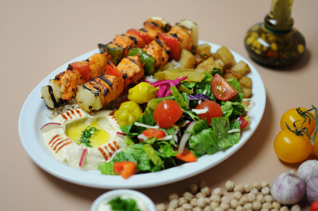 Chicken Kabob Grilled Shawarma